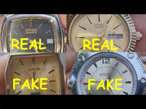 fake citizen watches spotting|how to identify citizen watch.